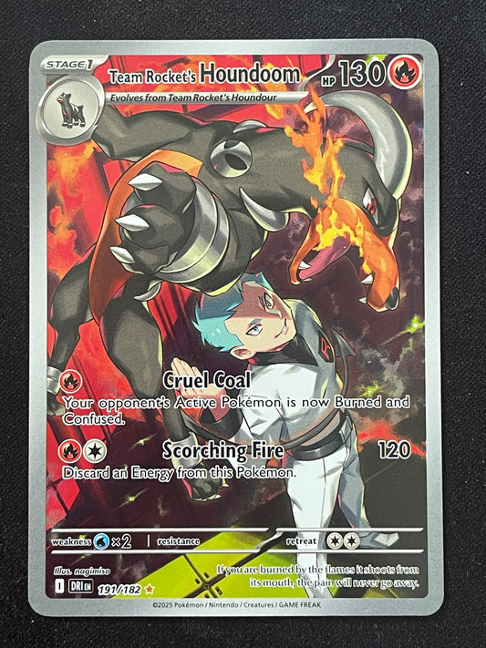 2025 Pokemon SV DRIen Destined Rivals 191/182 Team Rocket's Houndoom