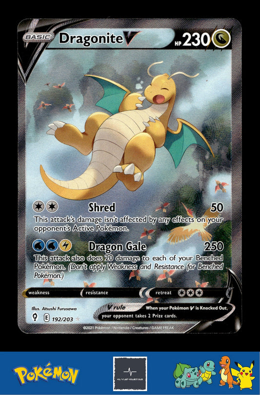 2021 Pokemon TCG SWSH Evolving Skies 192/203 Dragonite V