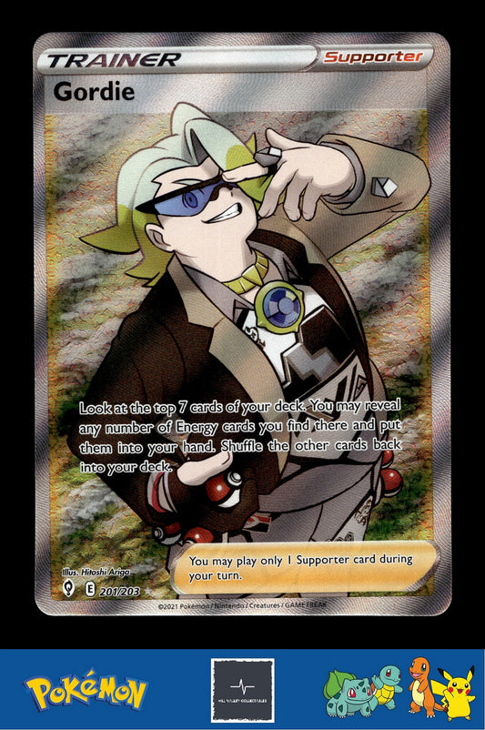 2021 Pokemon TCG SWSH Evolving Skies 201/203 Gordie