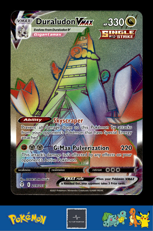 2021 Pokemon TCG SWSH Evolving Skies 219/203 Duraludon VMAX