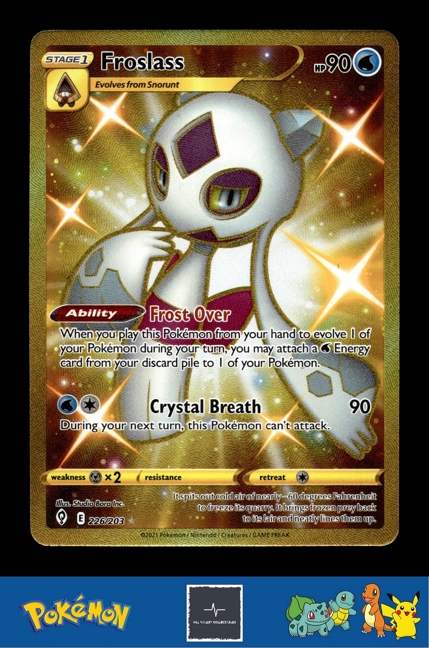 2021 Pokemon TCG SWSH Evolving Skies 226/203 Froslass