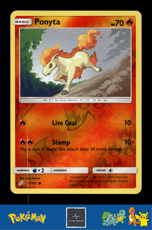 2019 Pokemon SM Team Up 17/181 Ponyta Reverse