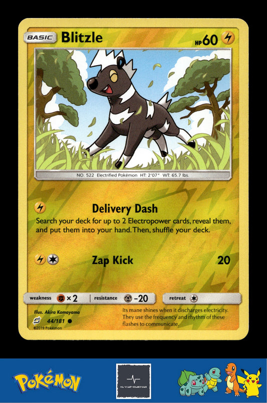 2019 Pokemon SM Team Up 44/181 Blitzle Reverse