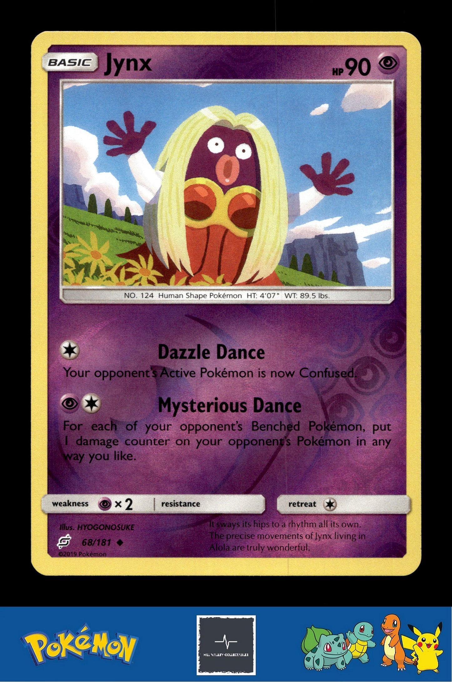 2019 Pokemon SM Team Up 68/181 Jynx Reverse