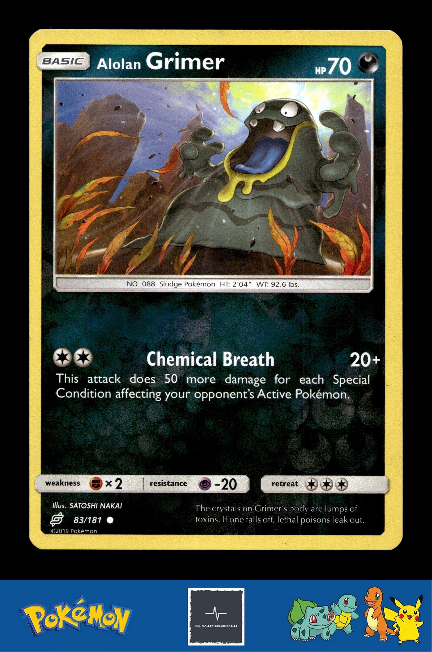 2019 Pokemon SM Team Up 83/181 Alolan Grimer Reverse