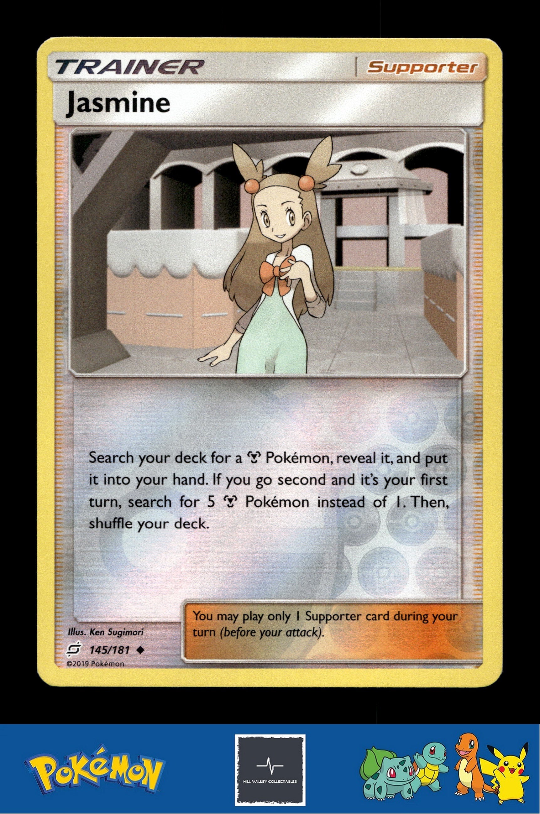 2019 Pokemon SM Team Up 145/181 Jasmine Reverse