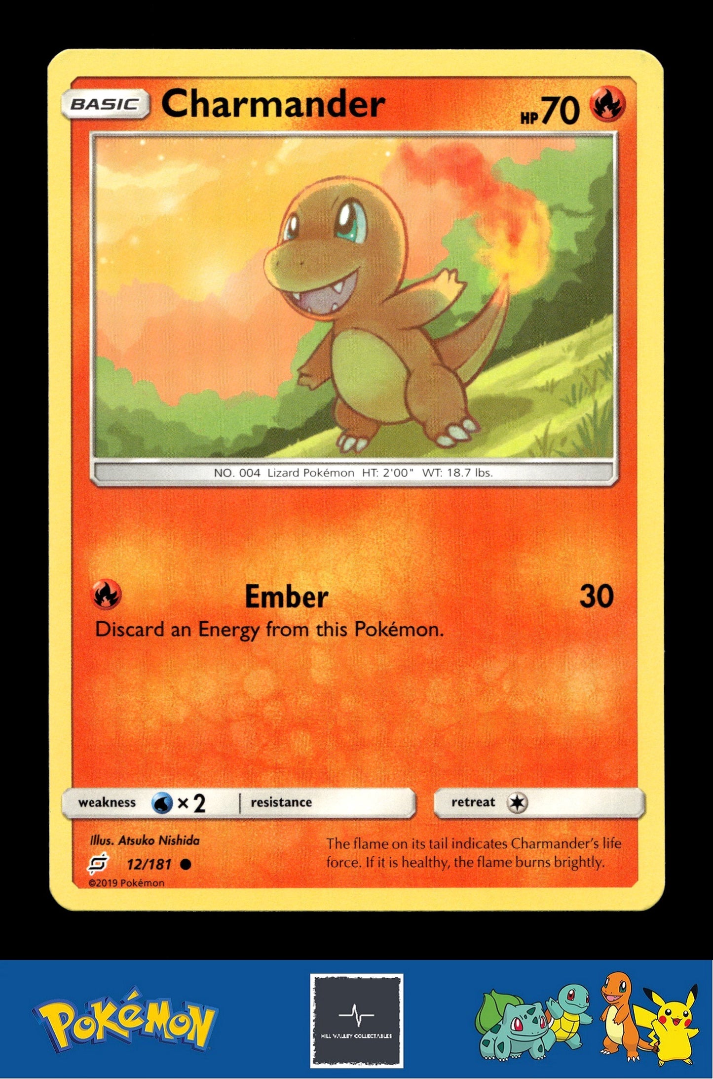 2019 Pokemon SM Team Up 12/181 Charmander