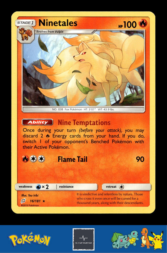 2019 Pokemon SM Team Up 16/181 Ninetales