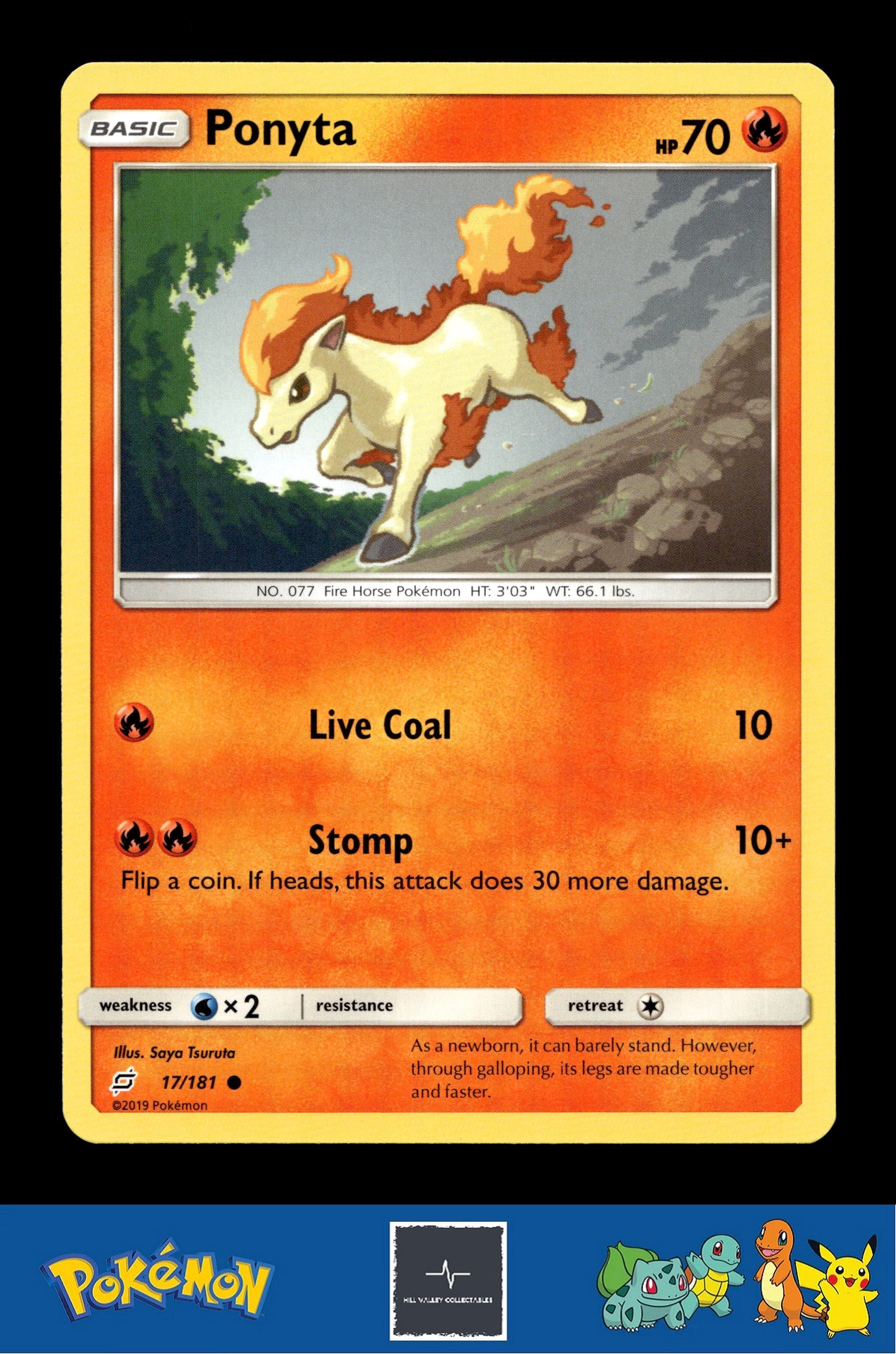2019 Pokemon SM Team Up 17/181 Ponyta