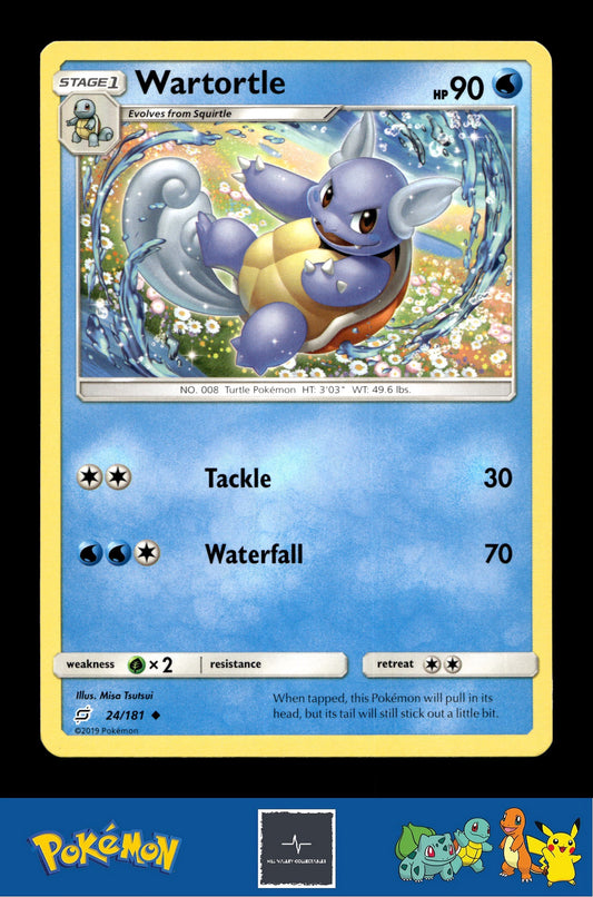 2019 Pokemon SM Team Up 24/181 Wartortle