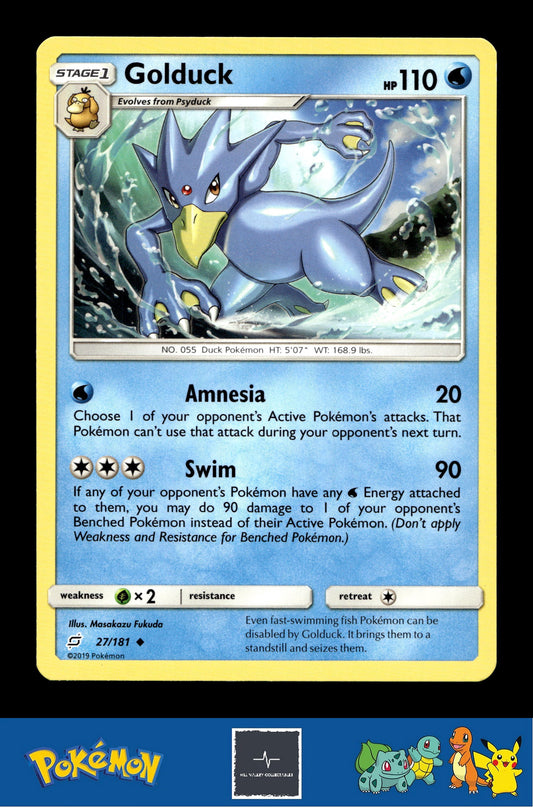 2019 Pokemon SM Team Up 27/181 Golduck