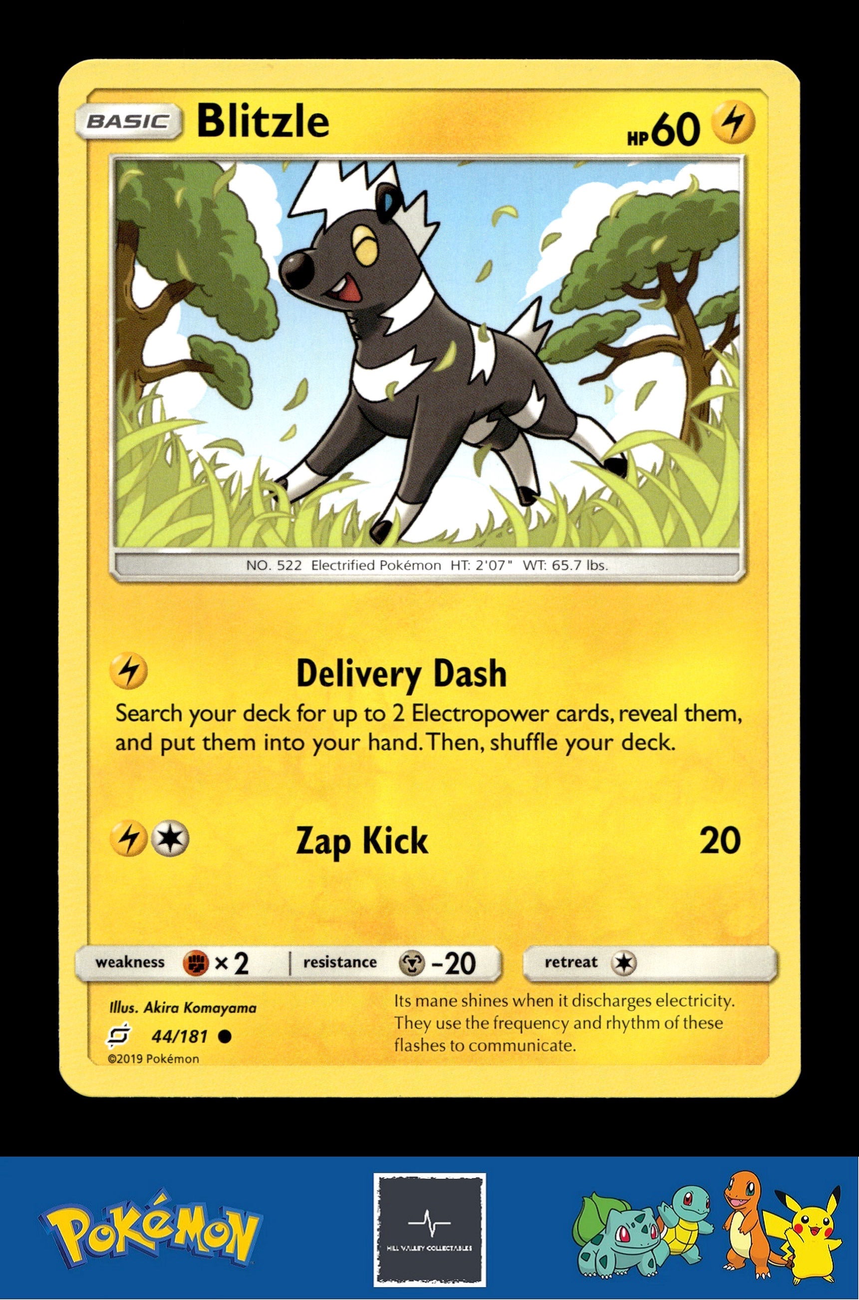 2019 Pokemon SM Team Up 44/181 Blitzle