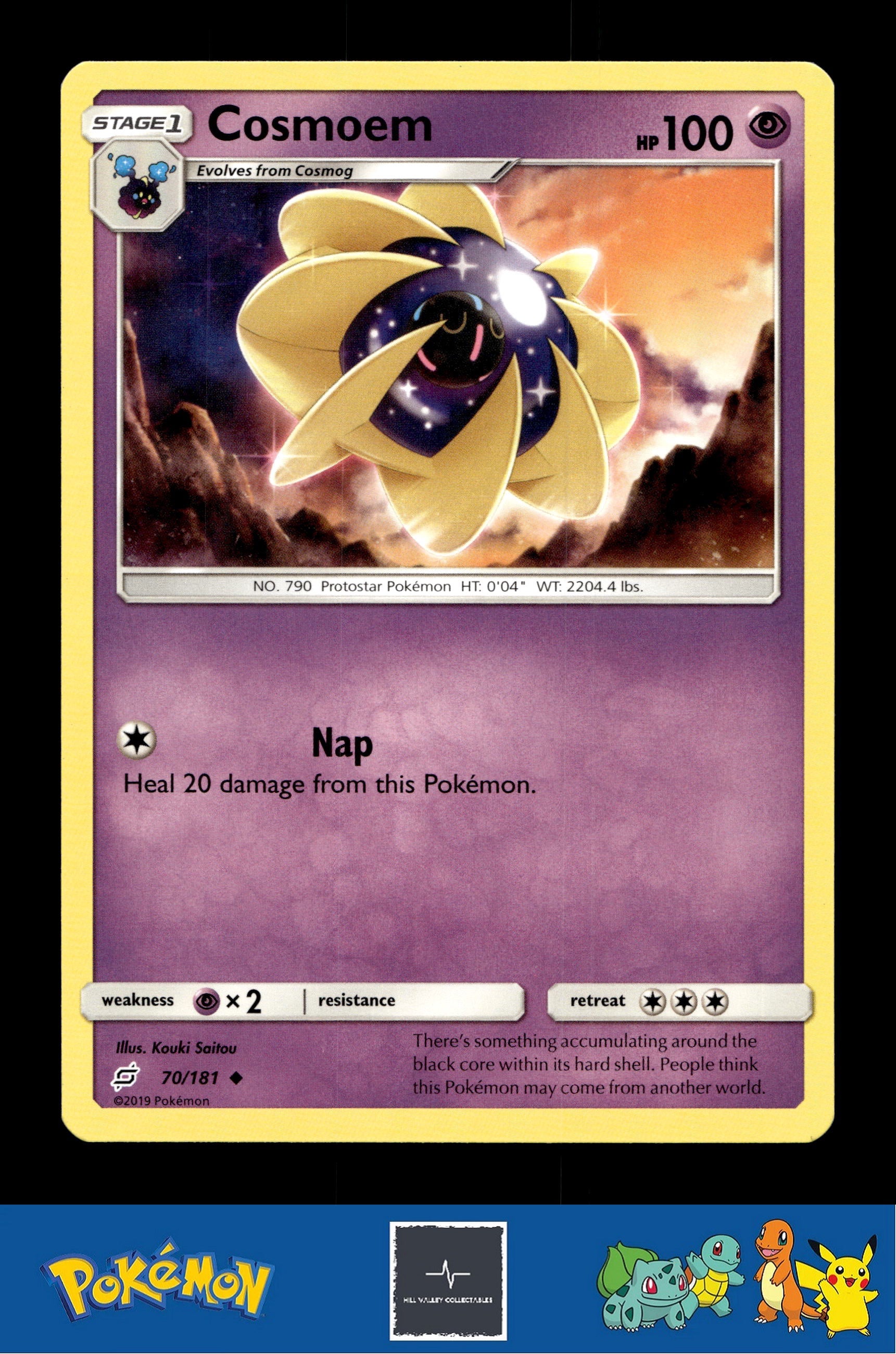 2019 Pokemon SM Team Up 70/181 Cosmoem