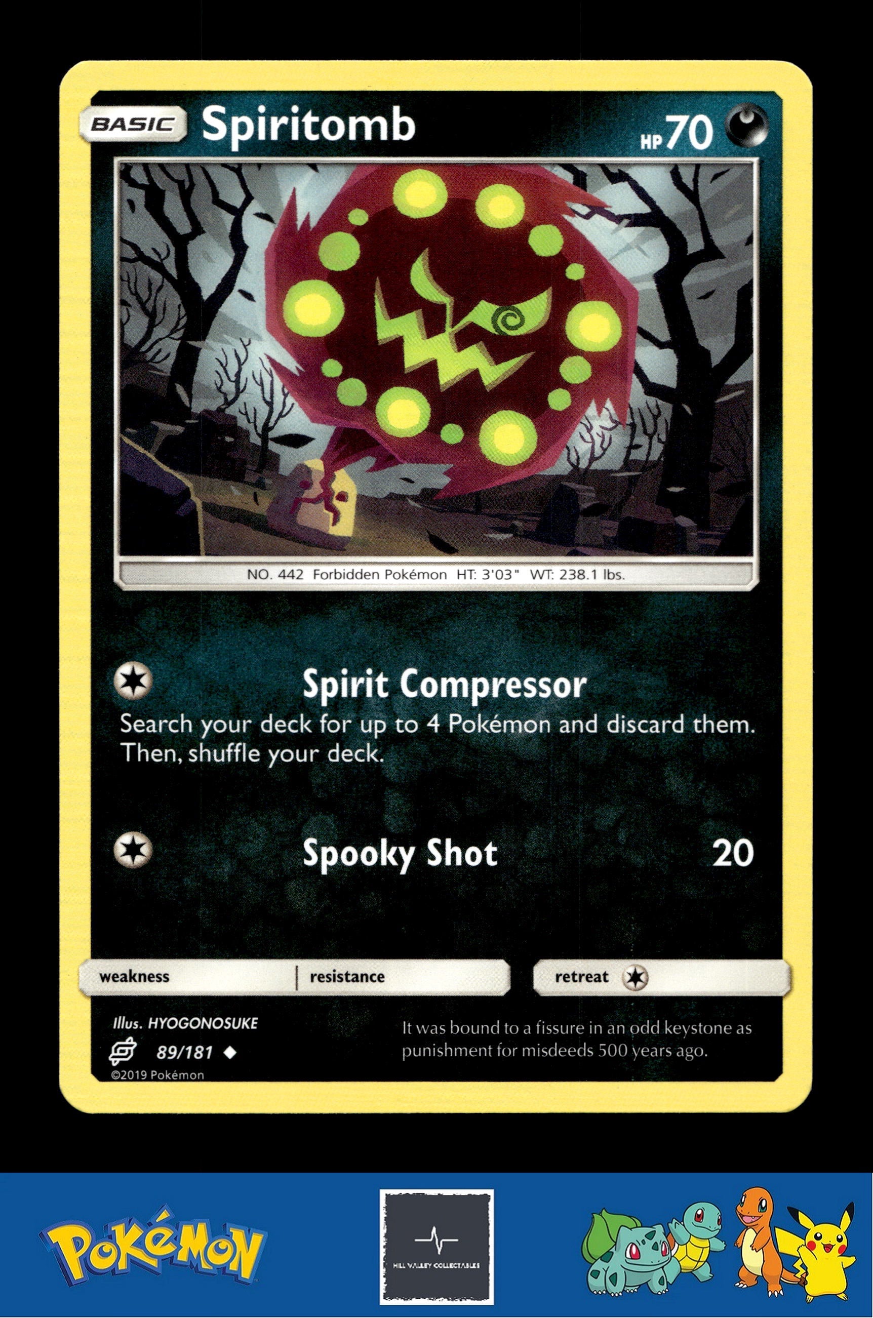 2019 Pokemon SM Team Up 89/181 Spiritomb