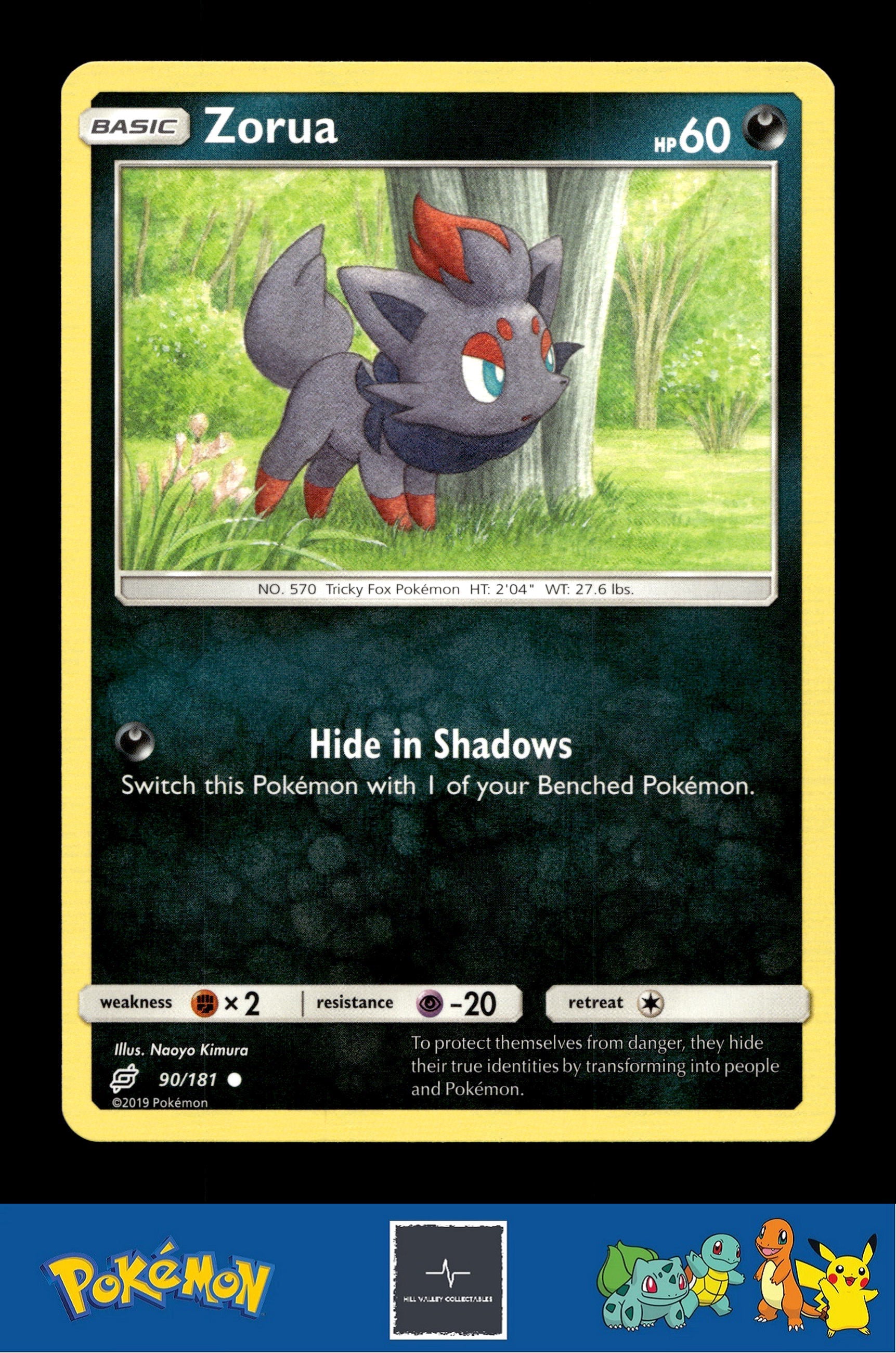 2019 Pokemon SM Team Up 90/181 Zorua