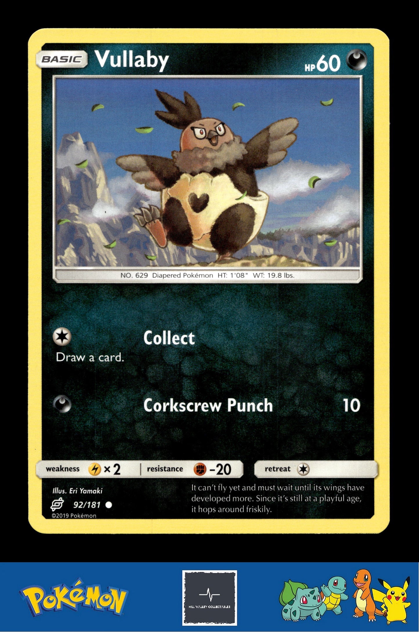 2019 Pokemon SM Team Up 92/181 Vullaby