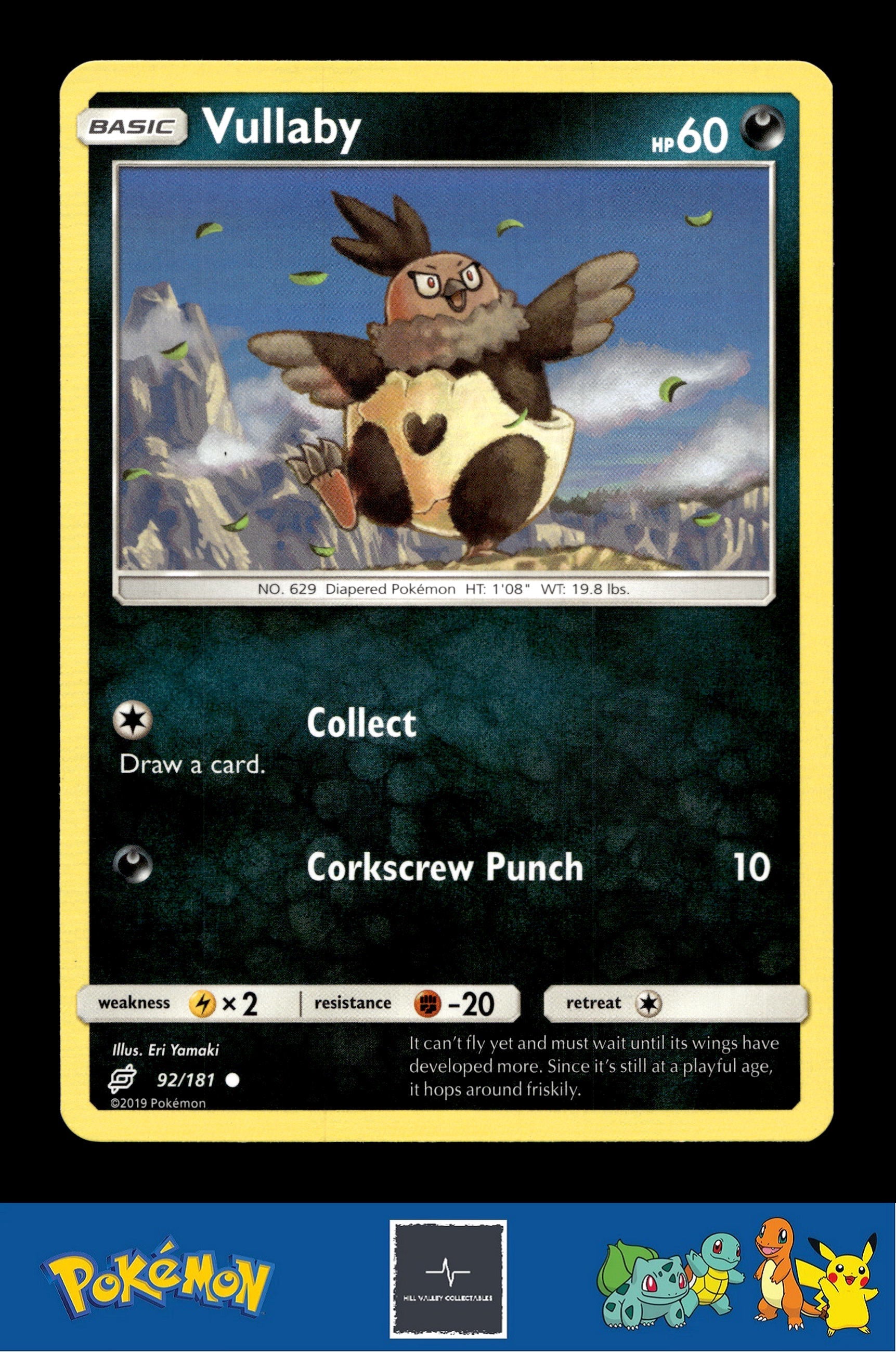 2019 Pokemon SM Team Up 92/181 Vullaby