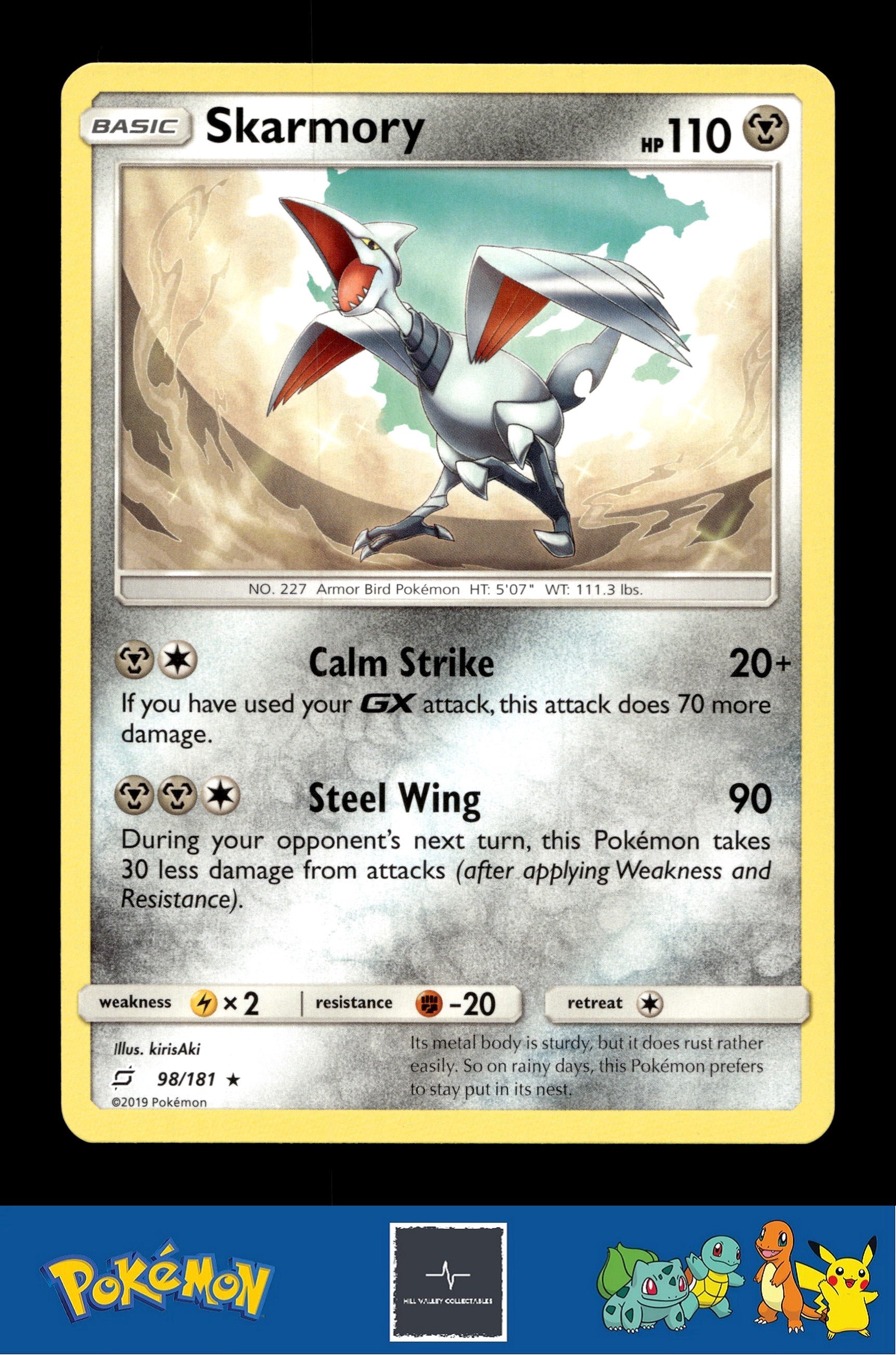2019 Pokemon SM Team Up 98/181 Skarmory