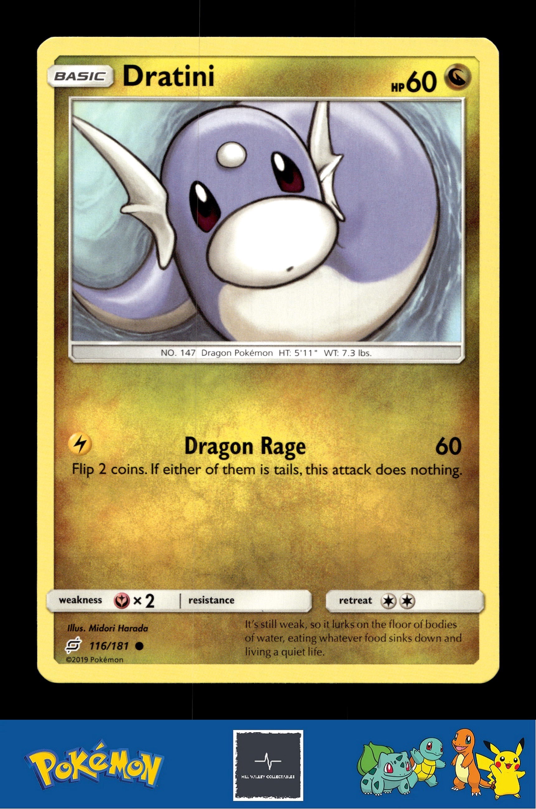 2019 Pokemon SM Team Up 116/181 Dratini
