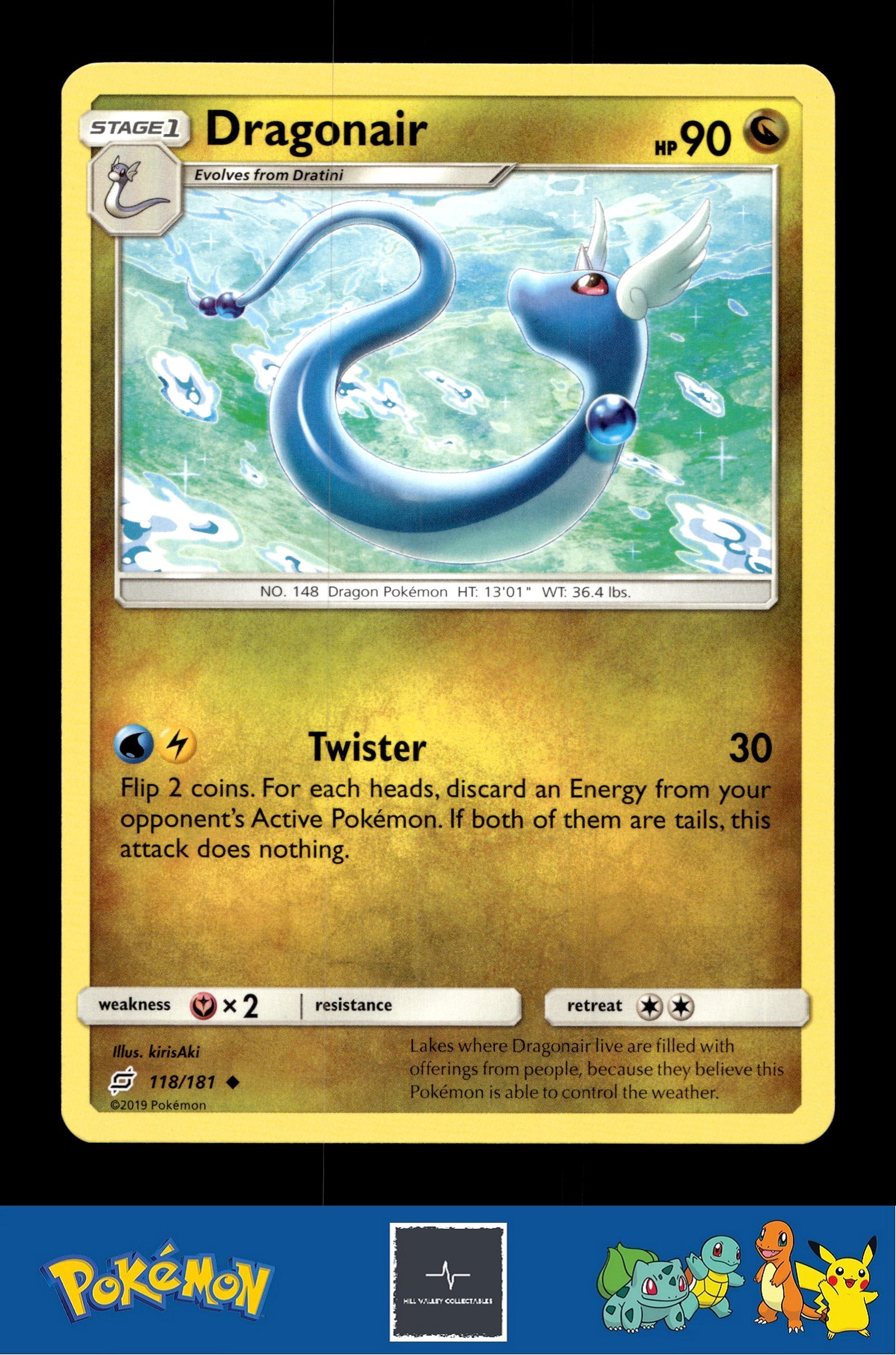 2019 Pokemon SM Team Up 118/181 Dragonair