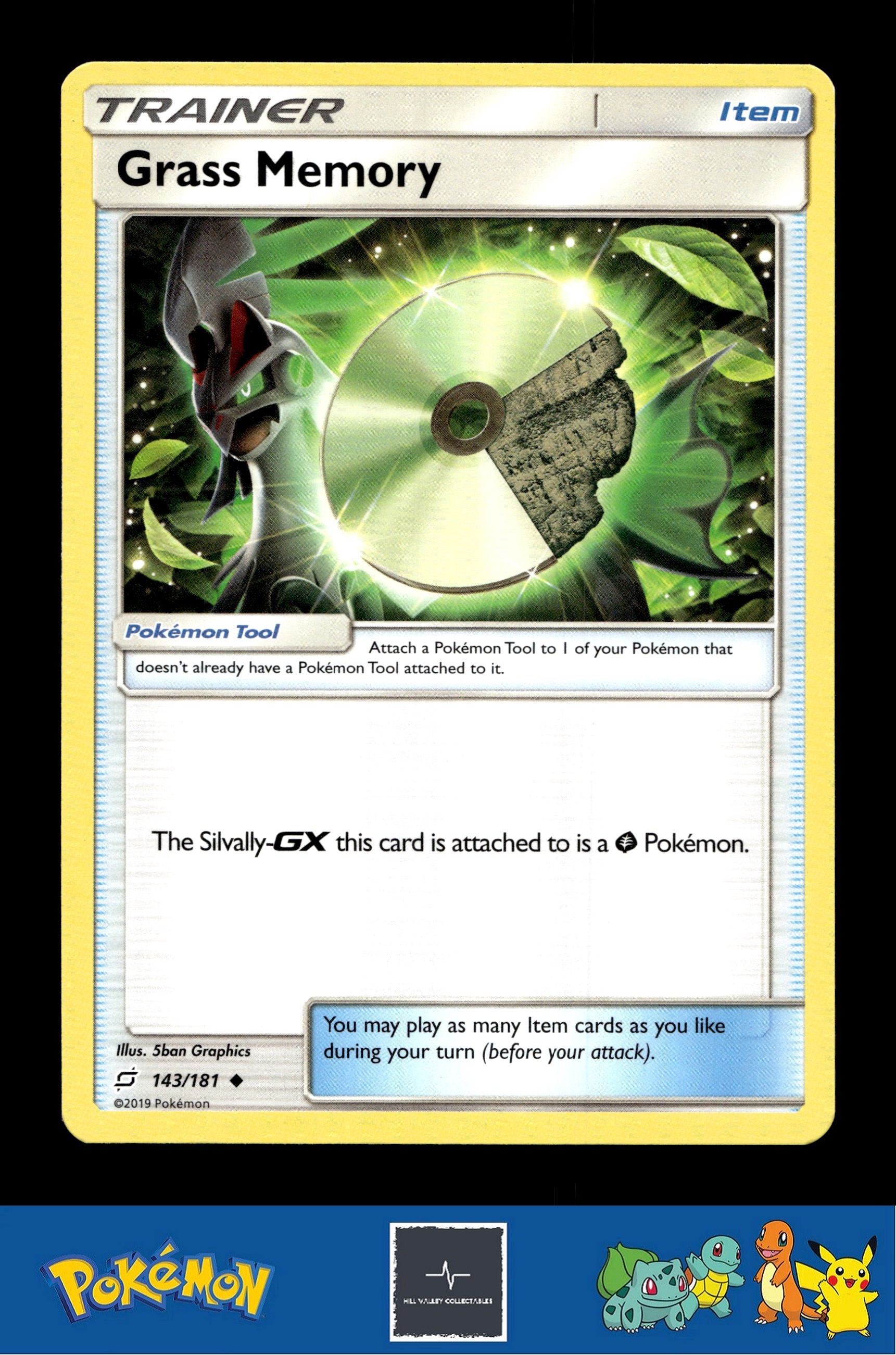 2019 Pokemon SM Team Up 143/181 Grass Memory