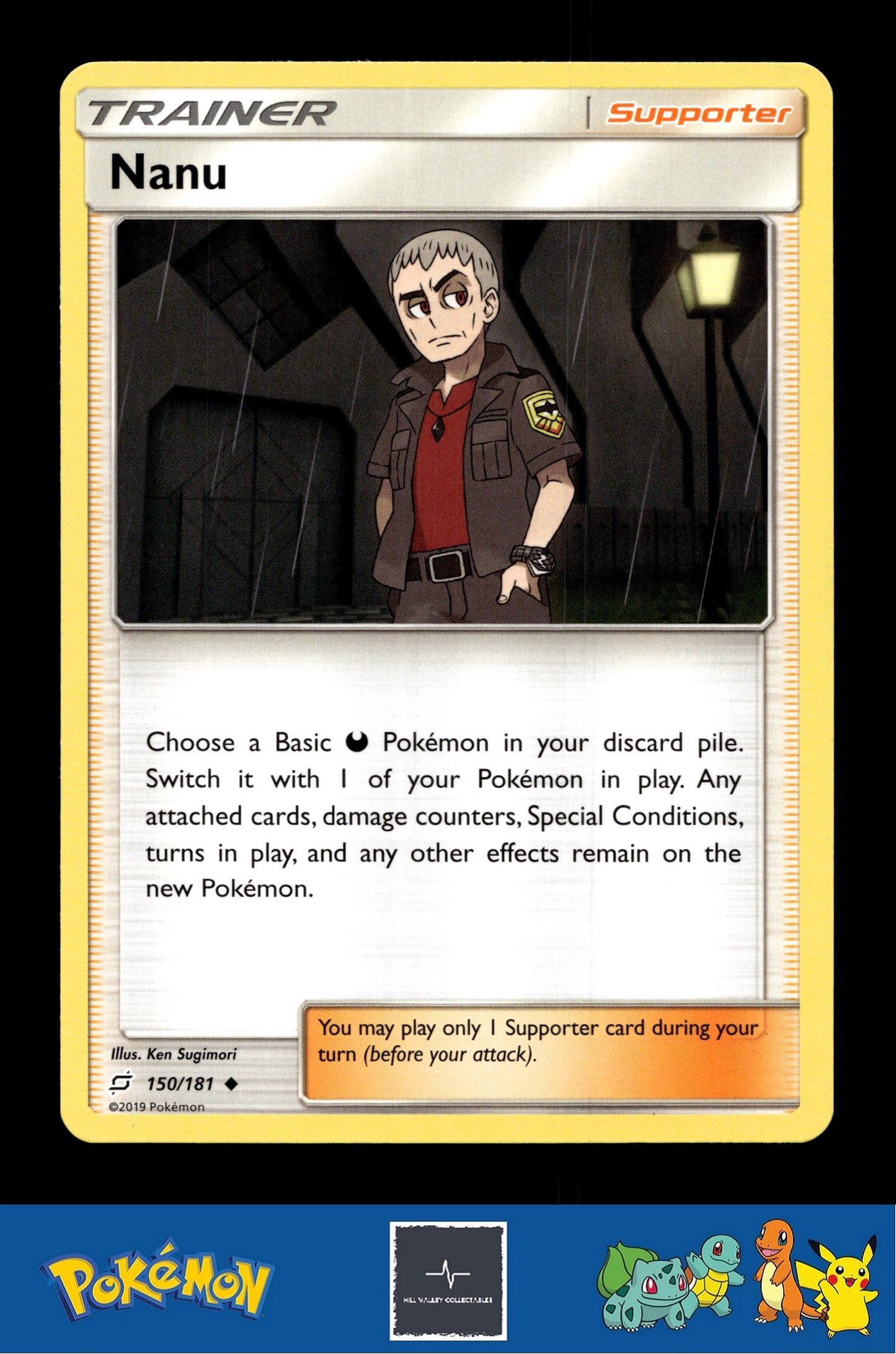 2019 Pokemon SM Team Up 150/181 Nanu