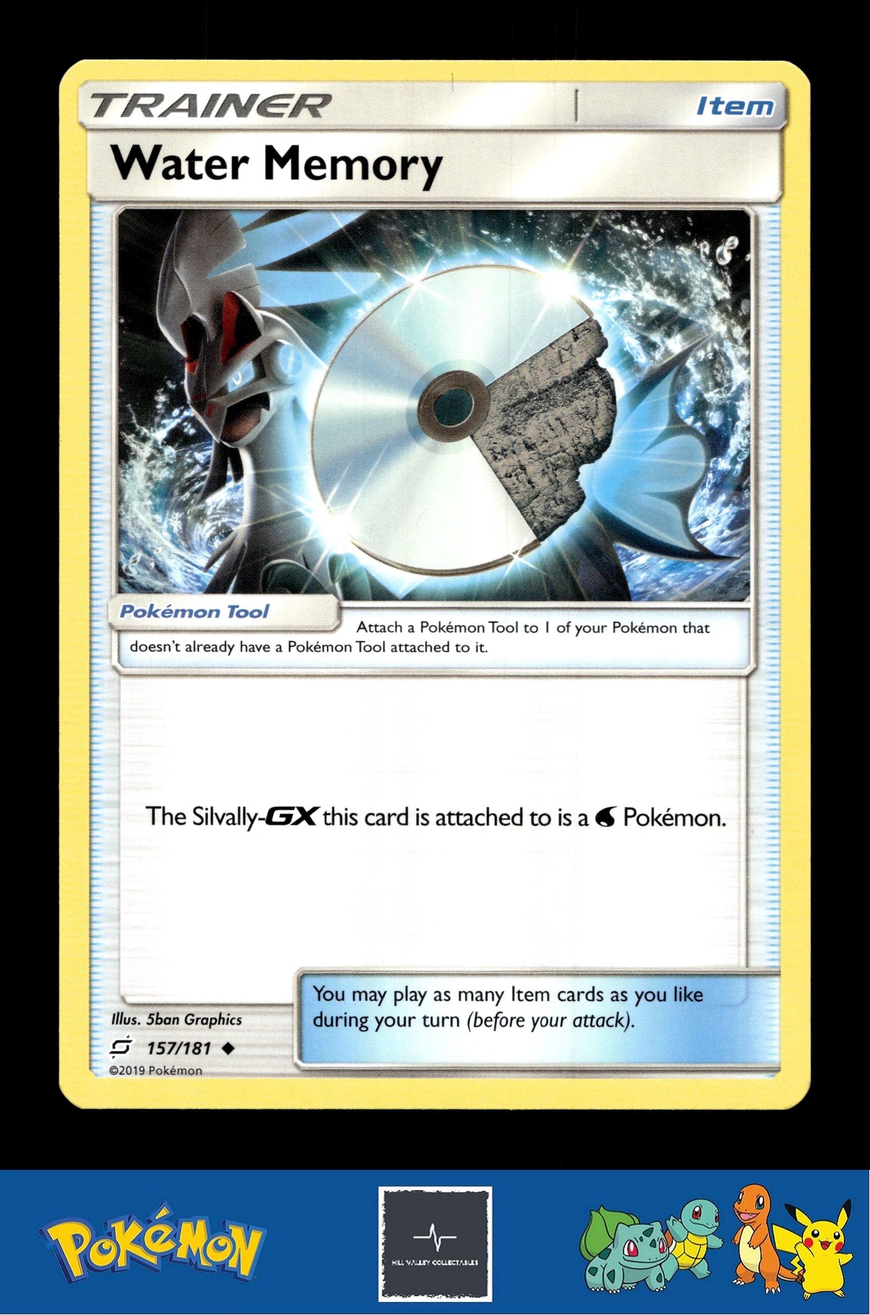 2019 Pokemon SM Team Up 157/181 Water Memory