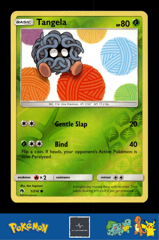2018 Pokemon SM Lost Thunder 1/214 Tangela Reverse