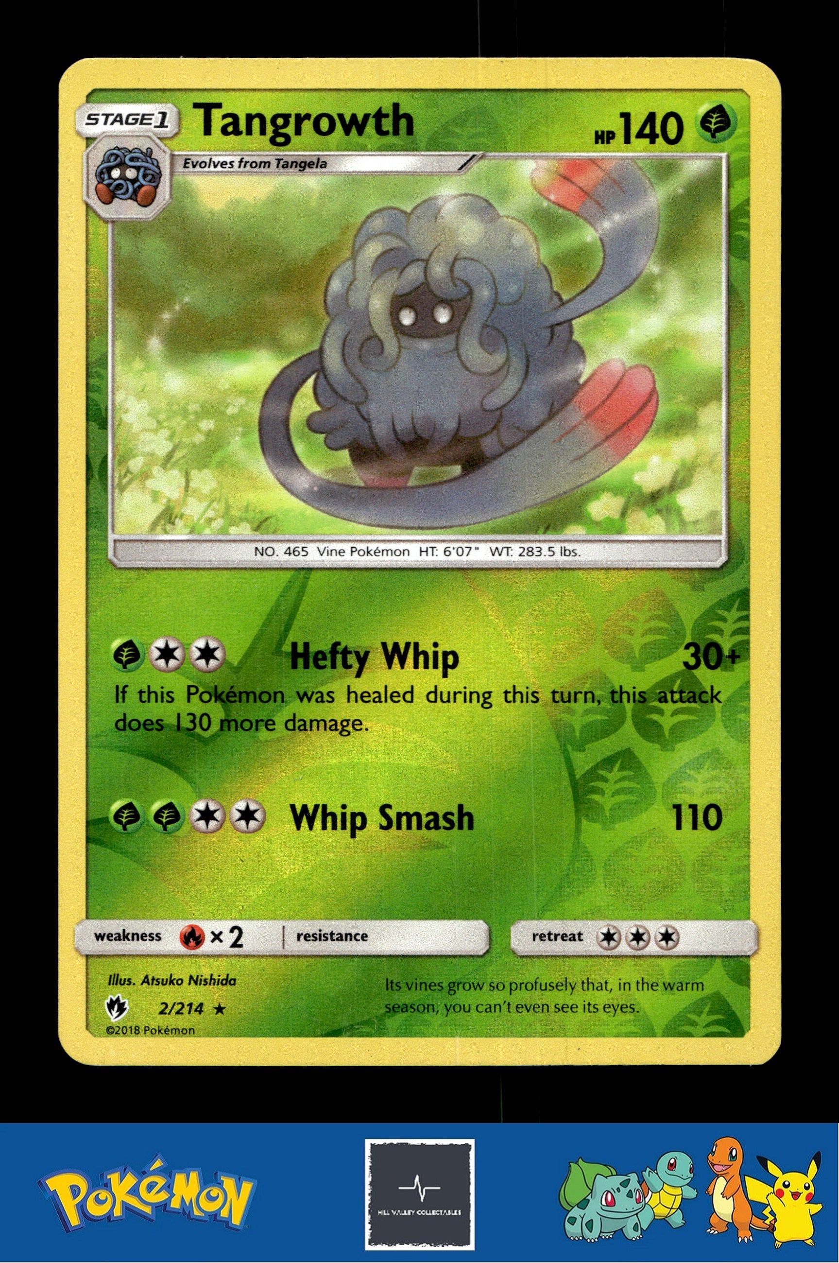 2018 Pokemon SM Lost Thunder 2/214 Tangrowth Reverse