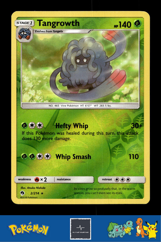 2018 Pokemon SM Lost Thunder 2/214 Tangrowth Reverse