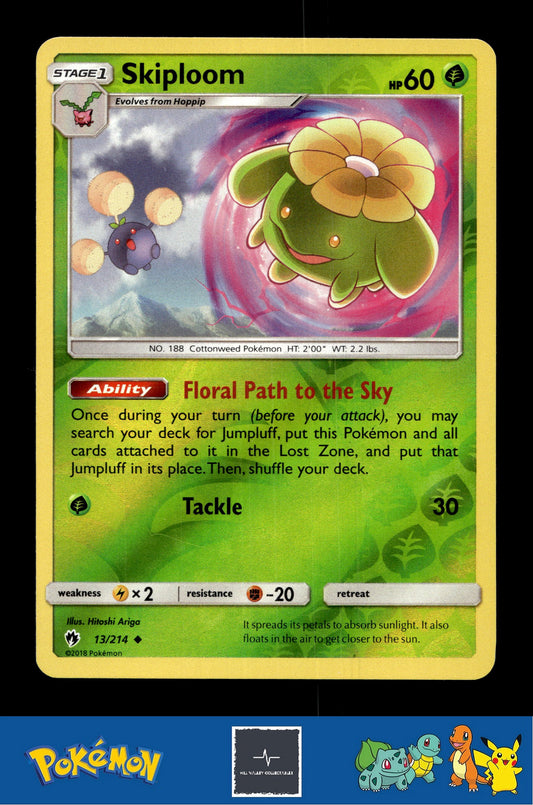 2018 Pokemon SM Lost Thunder 13/214 Skiploom Reverse