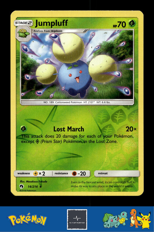 2018 Pokemon SM Lost Thunder 14/214 Jumpluff Reverse