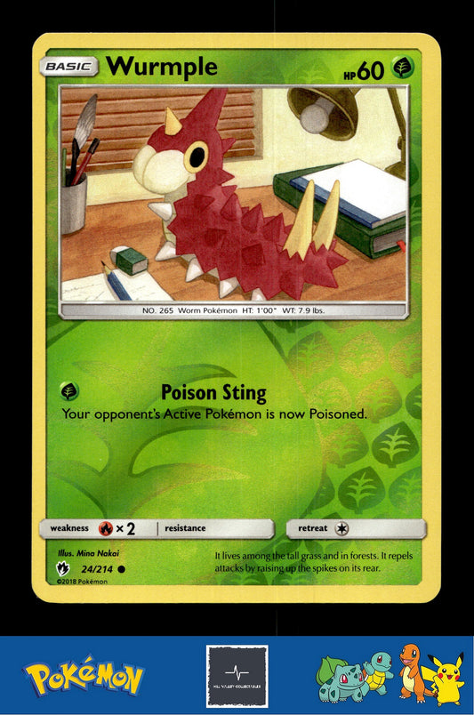 2018 Pokemon SM Lost Thunder 24/214 Wurmple Reverse