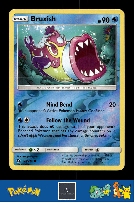 2018 Pokemon SM Lost Thunder 70/214 Bruxish Reverse
