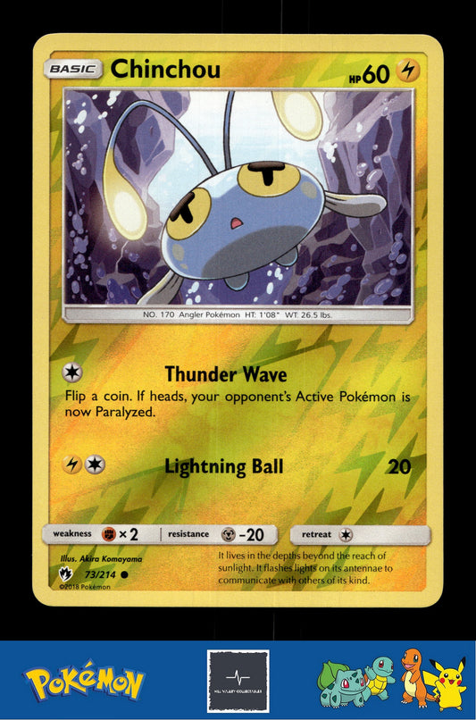 2018 Pokemon SM Lost Thunder 73/214 Chinchou Reverse