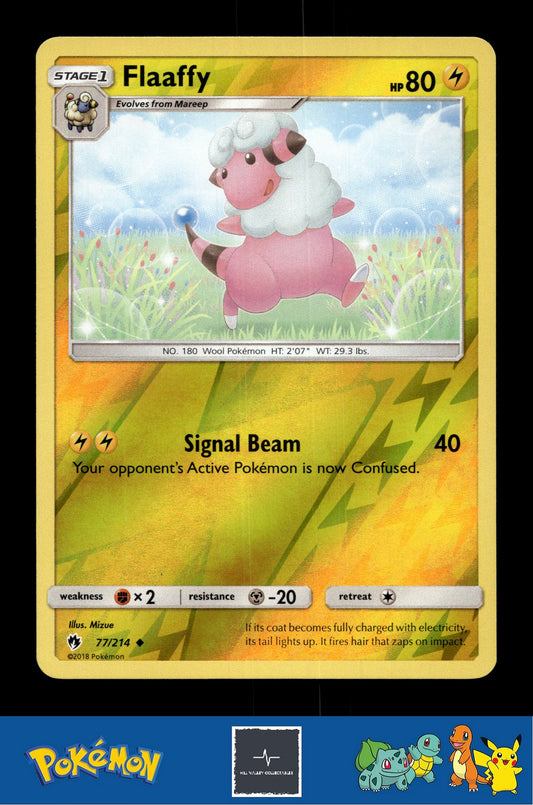 2018 Pokemon SM Lost Thunder 77/214 Flaaffy Reverse