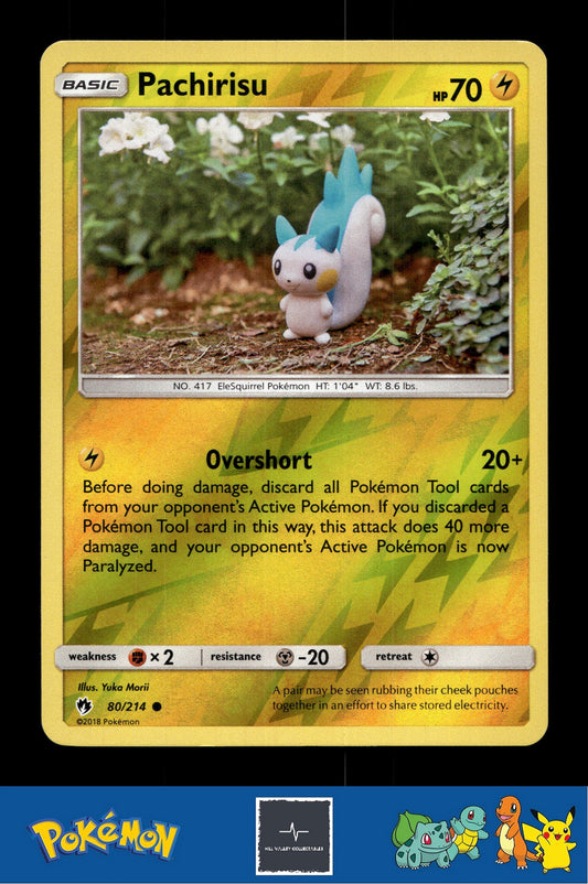 2018 Pokemon SM Lost Thunder 80/214 Pachirisu Reverse Morii