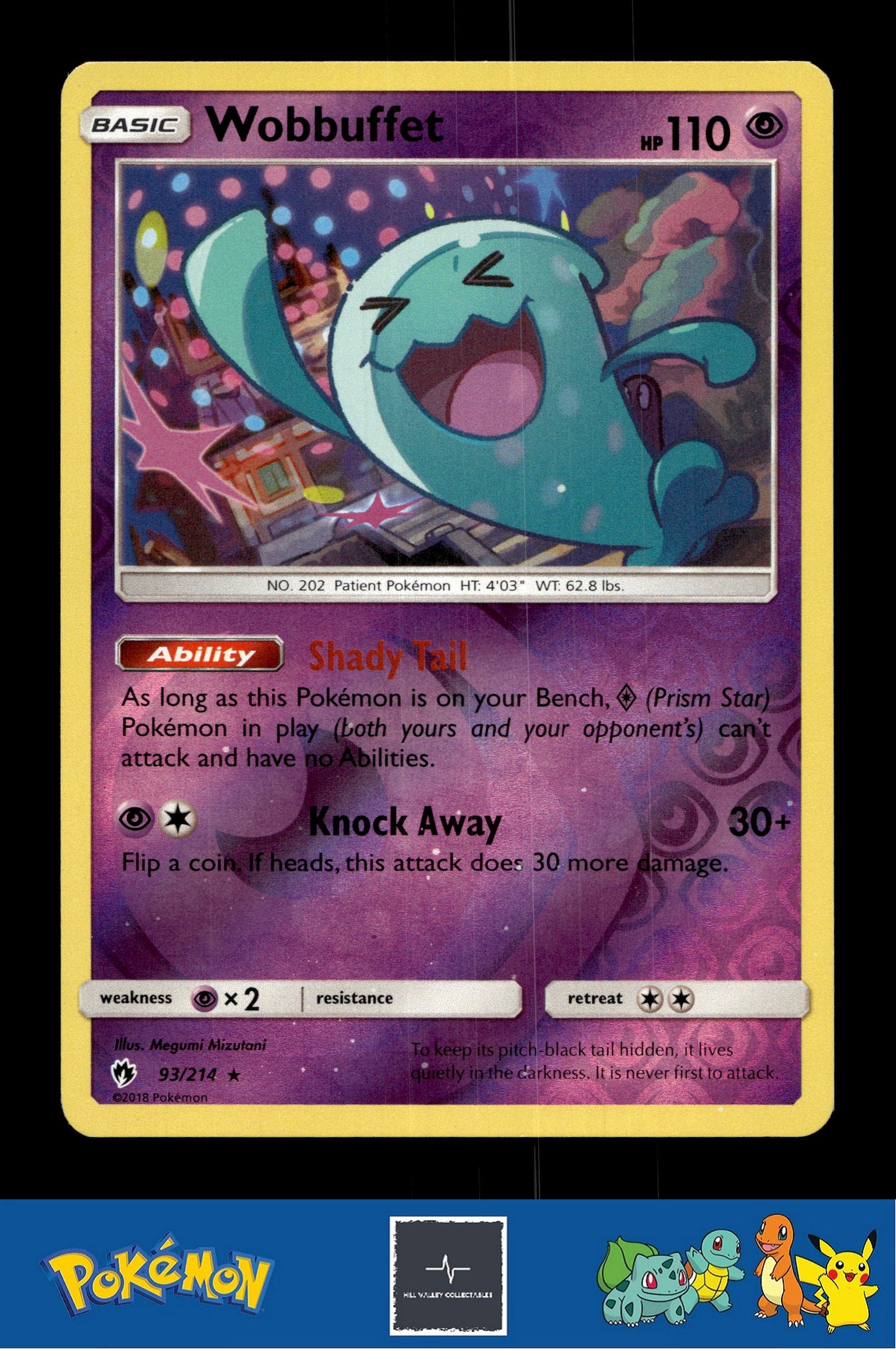 2018 Pokemon SM Lost Thunder 93/214 Wobbuffet Reverse