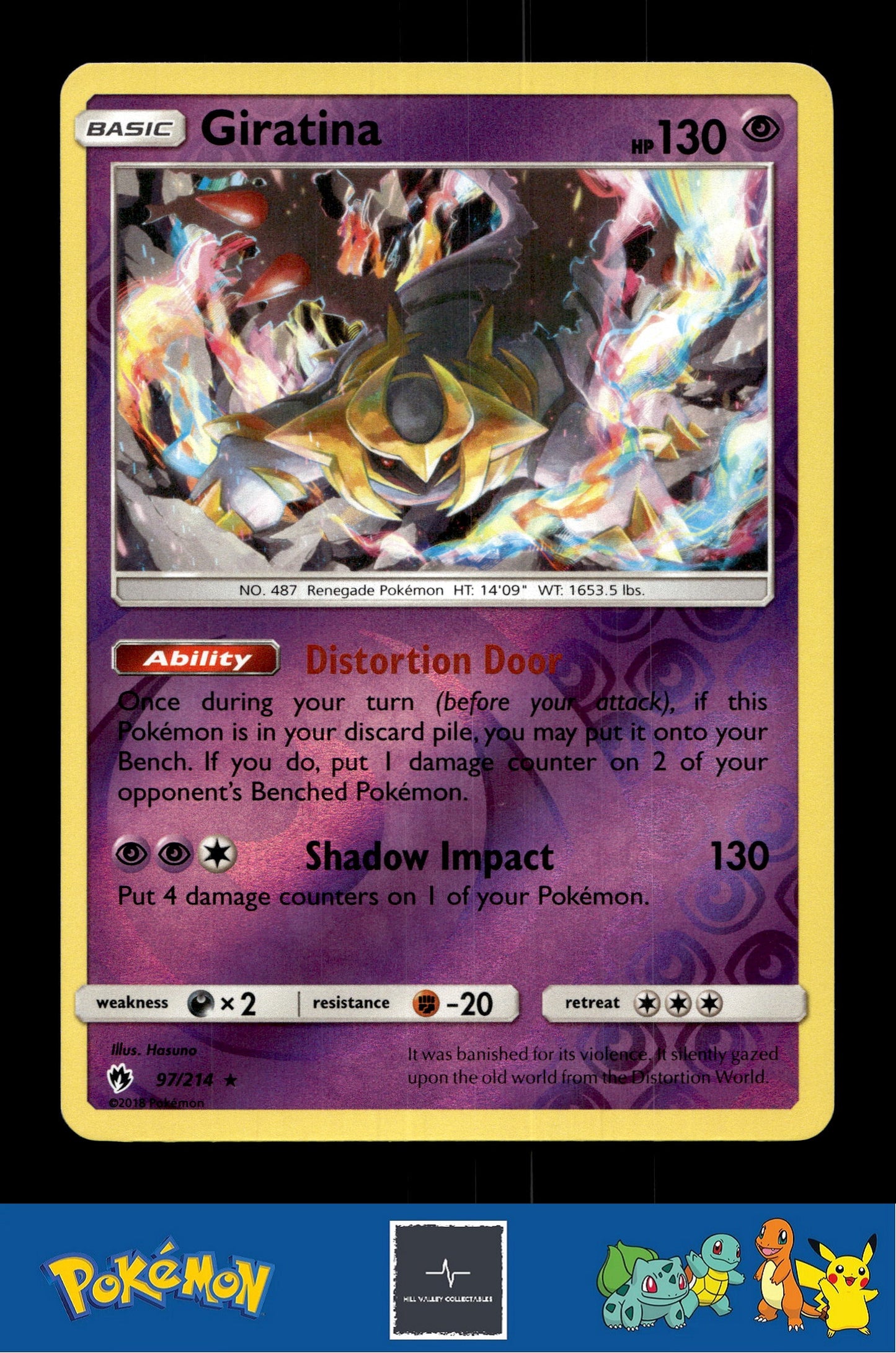 2018 Pokemon SM Lost Thunder 97/214 Giratina Reverse