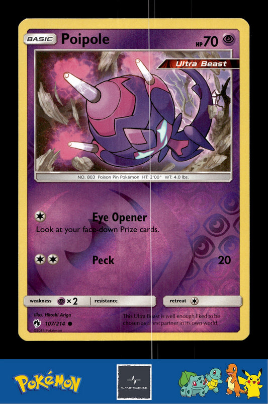 2018 Pokemon SM Lost Thunder 107/214 Poipole Reverse