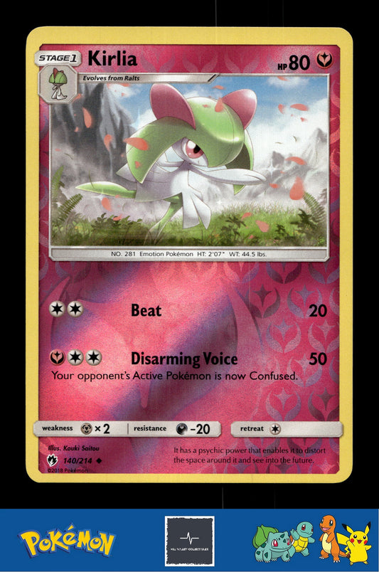 2018 Pokemon SM Lost Thunder 140/214 Kirlia Reverse
