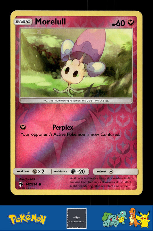 2018 Pokemon SM Lost Thunder 147/214 Morelull Reverse