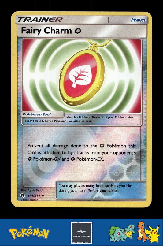2018 Pokemon SM Lost Thunder 174/214 Fairy Charm Reverse