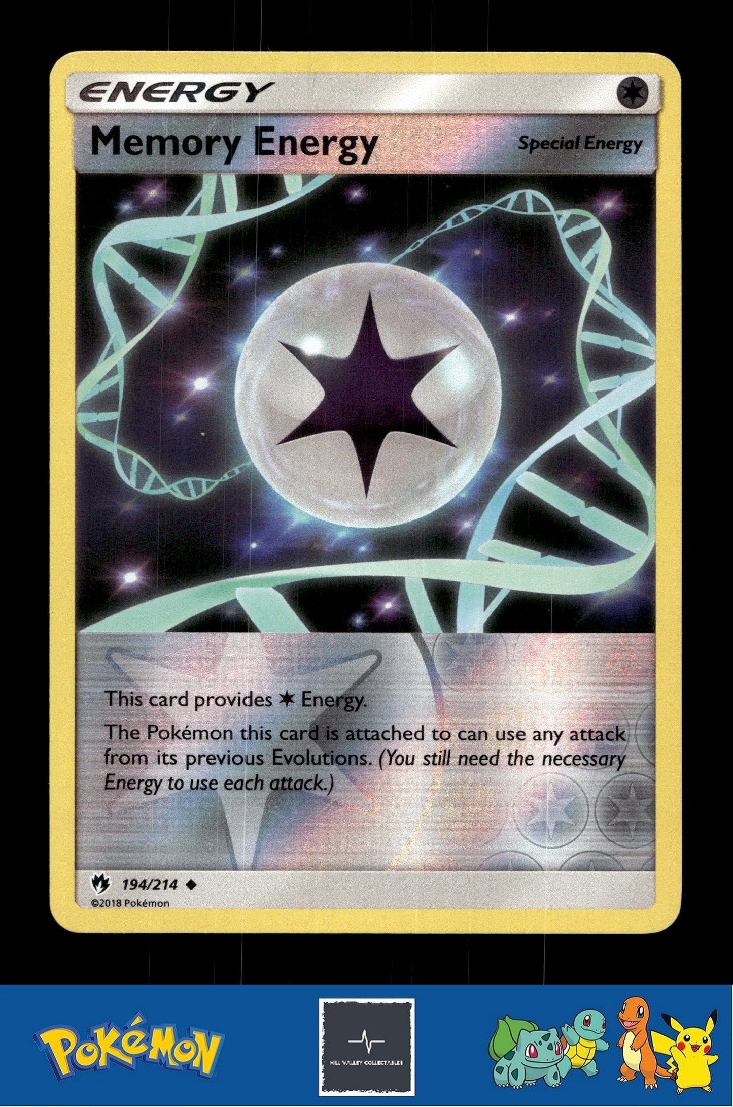 2018 Pokemon SM Lost Thunder 194/214 Memory Energy Reverse