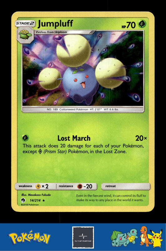 2018 Pokemon SM Lost Thunder 14/214 Jumpluff Holo