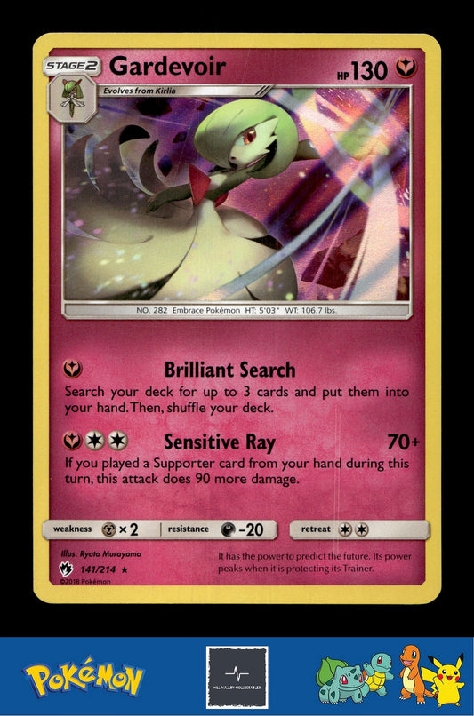 2018 Pokemon SM Lost Thunder 141/214 Gardevoir Holo