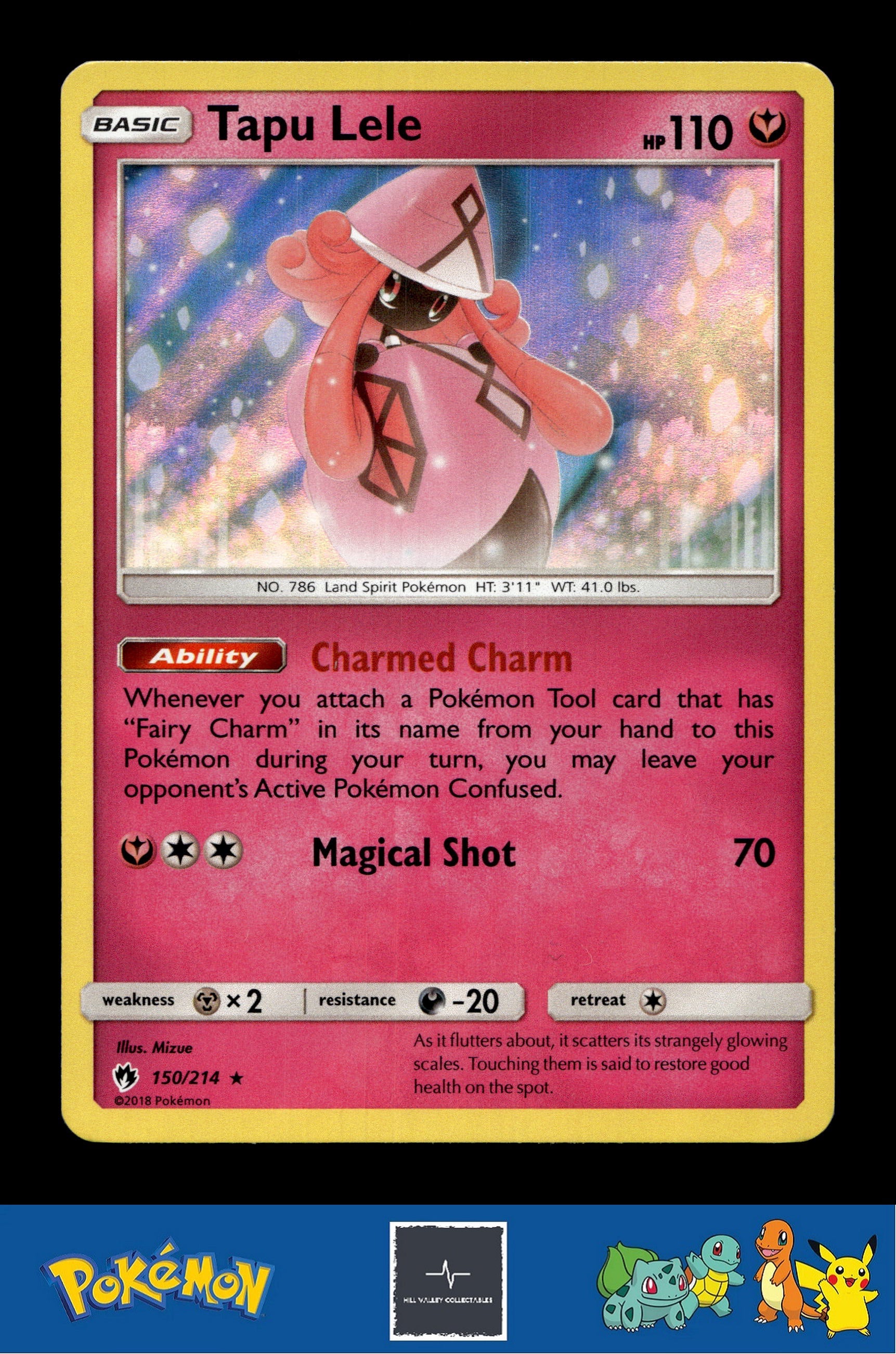 2018 Pokemon SM Lost Thunder 150/214 Tapu Lele Holo