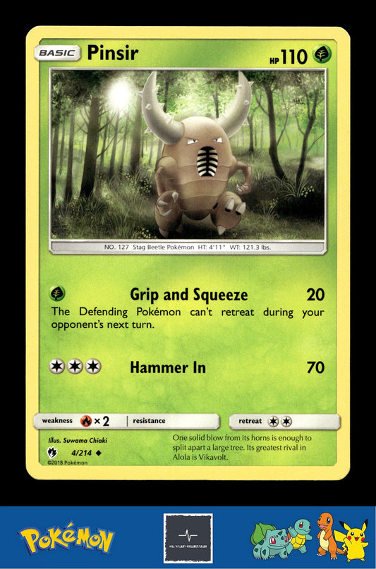 2018 Pokemon SM Lost Thunder 4/214 Pinsir