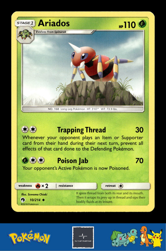 2018 Pokemon SM Lost Thunder 10/214 Ariados