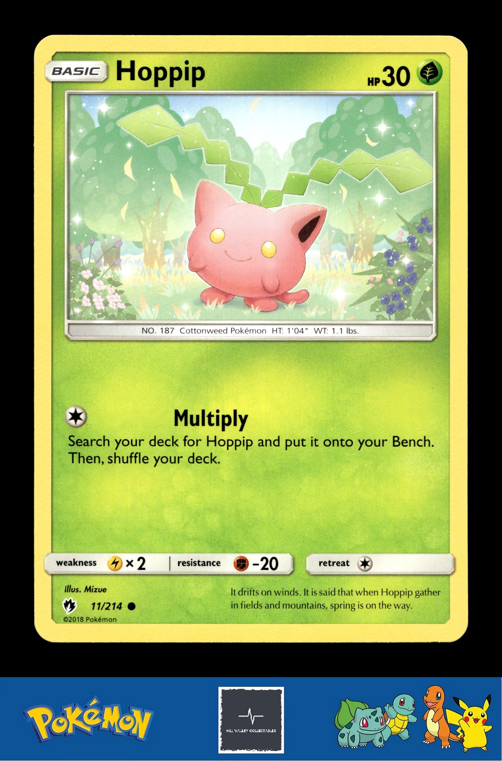 2018 Pokemon SM Lost Thunder 11/214 Hoppip